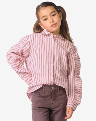 HEMA Kinderblouse strepen roze (roze)
