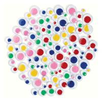 Colorations - zelfklevende gekleurde plakoogjes, 100st.