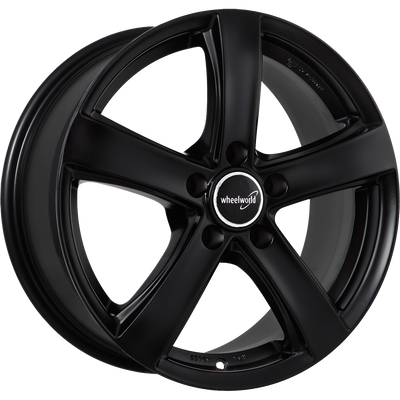 WHEELWORLD WH24 Mat zwart WHEELWORLD WH24 Mat zwart