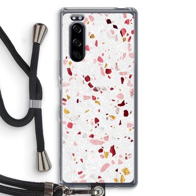 Terrazzo N°9: Sony Xperia 5 Transparant Hoesje met koord