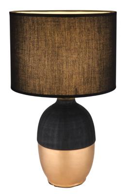 Globo Gouden tafellampValentino met zwart - 21627B