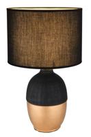 Globo Gouden tafellampValentino met zwart - 21627B