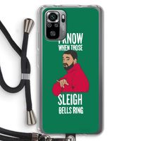 Sleigh Bells Ring: Xiaomi Redmi Note 10S Transparant Hoesje met koord