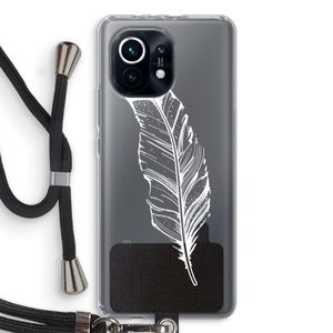 Pluim: Xiaomi Mi 11 Transparant Hoesje met koord