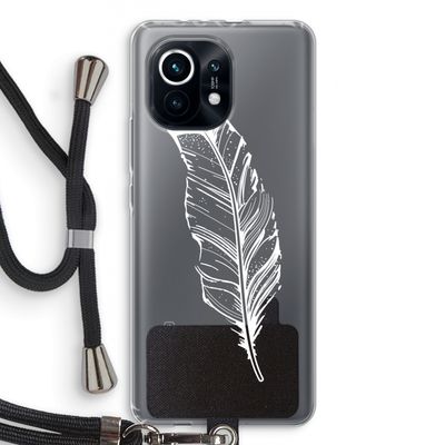 Pluim: Xiaomi Mi 11 Transparant Hoesje met koord