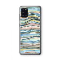 Watercolor Agate: Samsung Galaxy A31 Transparant Hoesje