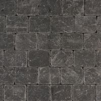 Trommelstenen of koppelstones zwart 21x14x6cm (m2) - thumbnail