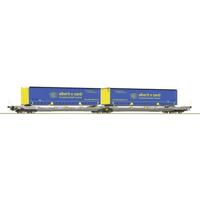Roco 6600137 H0 dubbeltasje-gelede wagon T3000e van de Hupac Hupac Roco 6600137 H0 dubbeltasje-gelede wagon T3000e van de Hupac Hupac