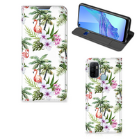 OPPO A53 | A53s Hoesje maken Flamingo Palms