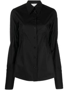 Sportmax chemise Austria à fronces - Noir