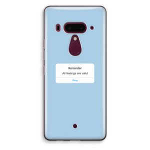 Reminder: HTC U12+ Transparant Hoesje