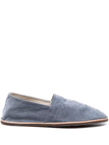 Brunello Cucinelli espadrilles en daim à bout en amande - Bleu