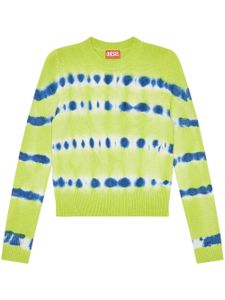 Diesel pull M-Valaxa à motif tie dye - Vert