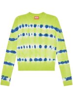 Diesel pull M-Valaxa à motif tie dye - Vert