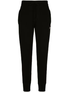 Dolce & Gabbana pantalon de jogging en cachemire mélangé - Noir