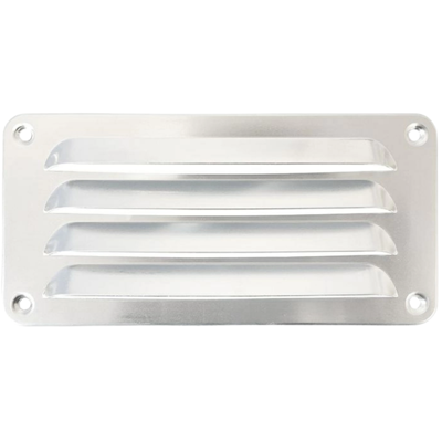 Aluminium Schoepenrooster Opbouw 180 X 90mm - Alu (1-1809a)