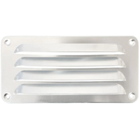 Aluminium Schoepenrooster Opbouw 180 X 90mm - Alu (1-1809a) Aluminium Schoepenrooster Opbouw 180 X 90mm - Alu (1-1809a)