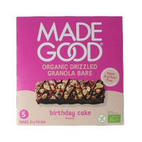 MadeGood Granola bar birthday cake bio 5 Stuks