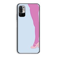 Pink panty: Xiaomi Redmi Note 10 5G Transparant Hoesje