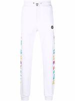 Philipp Plein pantalon de jogging Gothic Plein - Blanc