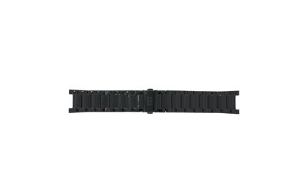 Horlogeband Tommy Hilfiger TH-365-1-34-2573 / TH-365-1-34-2812 / TH679001554 Staal Zwart 22mm