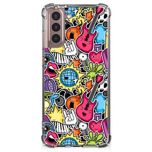 Samsung Galaxy S21 Plus Anti Shock Bumper Case Punk Rock