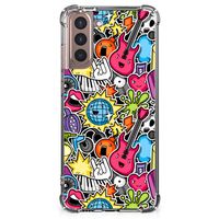 Samsung Galaxy S21 Plus Anti Shock Bumper Case Punk Rock - thumbnail