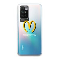 I'm lovin' you: Xiaomi Redmi 10 Transparant Hoesje
