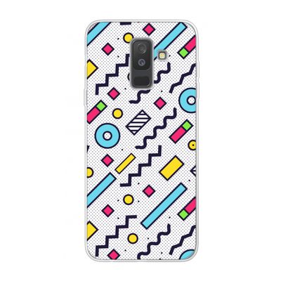 8-bit N°8: Samsung Galaxy A6 Plus (2018) Transparant Hoesje