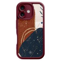iPhone 16 rode case - Abstract terracotta