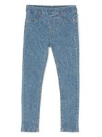 HUGO KIDS jean skinny à motif cachemire - Bleu