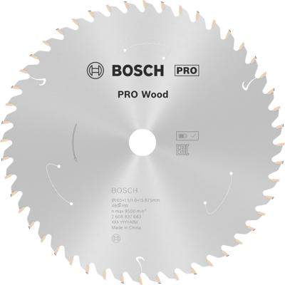 Bosch Accessoires Cirkelzaagblad ACCU Standard for Wood 165x15.875x1.5/1.0x48T - 2608837683