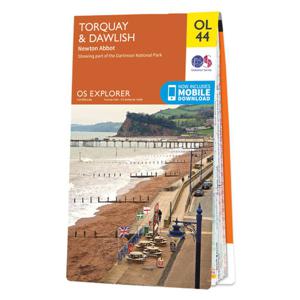 Wandelkaart - Topografische kaart OL44 OS Explorer Map Torquay & Dawli