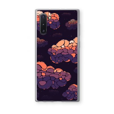 Patroon Wolken: Samsung Galaxy Note 10 Transparant Hoesje