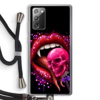 Dodelijk zoet: Samsung Galaxy Note 20 / Note 20 5G Transparant Hoesje met koord