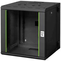 Digitus DN-19 12-U-3-SW 19inch-wandkast (b x h x d) 600 x 643 x 600 mm 12 HE Zwart, Zwart (RAL 9005)