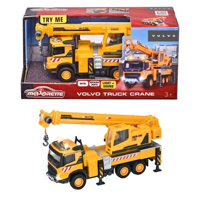 Majorette volvo vrachtwagen met kraan