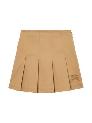 Burberry Kids jupe plissée à motif monogrammé - Tons neutres