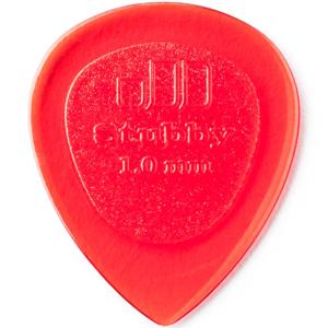 Dunlop Stubby Jazz 1.00mm rood plectrum