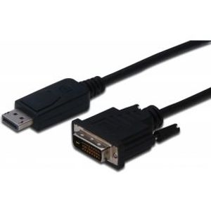 Digitus AK-340301-030-S video kabel adapter 3 m DisplayPort DVI-D Zwart