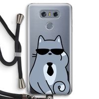 Cool cat: LG G6 Transparant Hoesje met koord