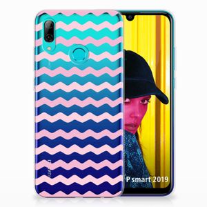 Huawei P Smart 2019 TPU bumper Waves Roze