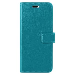 Basey Xiaomi 12X Hoesje Book Case Kunstleer Cover Hoes -Turquoise