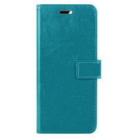 Basey Xiaomi 12X Hoesje Book Case Kunstleer Cover Hoes -Turquoise - thumbnail