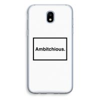Ambitchious: Samsung Galaxy J5 (2017) Transparant Hoesje Ambitchious: Samsung Galaxy J5 (2017) Transparant Hoesje