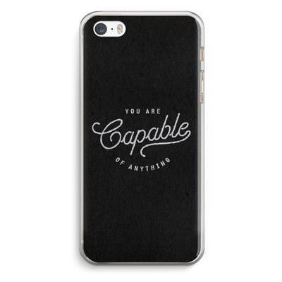 Capable: iPhone 5 / 5S / SE Transparant Hoesje