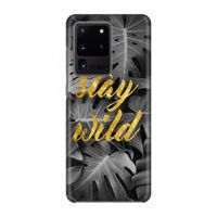 Stay wild: Volledig geprint Samsung Galaxy S20 Ultra Hoesje