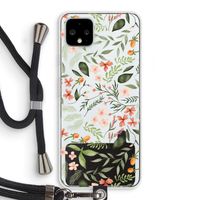 Sweet little flowers: Pixel 4 XL Transparant Hoesje met koord