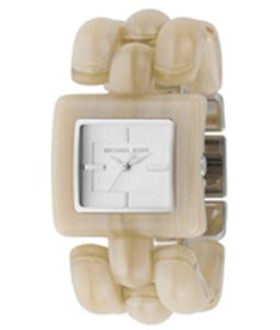 Horlogeband Michael Kors MK4164 Kunststof/Plastic Beige 29mm