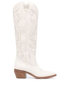 P.A.R.O.S.H. bottes Western en cuir 60 mm - Tons neutres